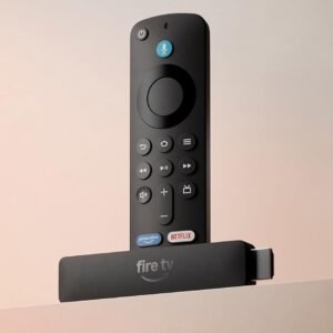 Amazon Fire TV Stick HD (newest model), free & live TV, Alexa Voice Remote, powered by the TV, effortless setup, find shows faster with Alexa+
